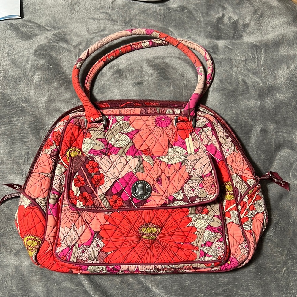 Vera Bradley bowler bag in Bohemian Bloom